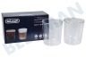 DeLonghi Cafetera automática DLSC318 Juego de vidrio térmico de doble pared