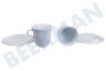DeLonghi Cafetera automática DLSC309 Tazas de porcelana para capuchino