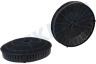 Whirlpool Campana extractora Filtro de carbón antiolor tipo 57