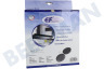 Whirlpool Campana extractora Filtro de carbón antiolor tipo 57