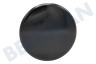 Smeg Cocina Tapa del quemador esmalte negro grande