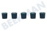 Kenwood Máquina de cocina KW650300 Pata niveladora pies de goma, 5 piezas