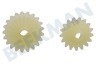 Kenwood Máquina de cocina KW717212 Rueda dentada Engranaje cónico, 2 piezas