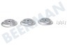 Dometic Placa Tapa del quemador con tornillos, 3 piezas.