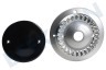 Dometic Placa Cáliz del quemador Placa de quemador 2 agujeros, esmaltada, D=75mm