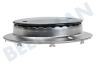 Dometic Placa Cáliz del quemador Placa de quemador 2 agujeros, esmaltada, D=75mm