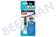 Bison 1490269  Pegamento adecuado para entre otros gel BISON -SUPER- superglue adecuado para entre otros gel