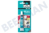 Bison 6305952  Pegamento adecuado para entre otros incoloro / a prueba de agua Plásticos BISON-duros adecuado para entre otros incoloro / a prueba de agua