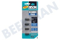Bison 6306555  Relleno adecuado para entre otros Stick Kombi, 4 porciones Masa para amasar de 2 componentes adecuado para entre otros Stick Kombi, 4 porciones