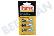 Pattex 2234386  Pattex CA Mini-Trio adecuado para entre otros reparaciones menores, universalmente aplicables