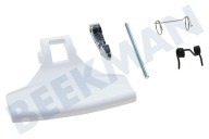 Kit de manija de la puerta adecuado para entre otros EWS1061, KWF60200, ZWH6125 Conjunto completamente blanco