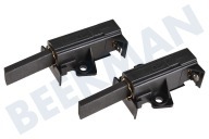 AEG 4006020343 Lavadora Escobilla de carbón adecuado para entre otros Holder = abrazadera 46mm = 5mm En soporte (derecha) 5x12 adecuado para entre otros Holder = abrazadera 46mm = 5mm