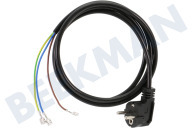 Krting 132222 Lavadora Cable de alimentación adecuado para entre otros WFGE80141VM, PWD120WIT