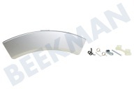 AEG 4055147856 Secadora Kit de manija de la puerta adecuado para entre otros T97689, TWSL5E Completo con gancho para puerta, gris adecuado para entre otros T97689, TWSL5E
