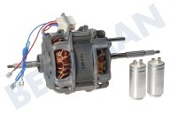 Zanussi 4055369633 Secadora Motor adecuado para entre otros T58840R Unidad + 2x condensador adecuado para entre otros T58840R