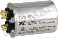 Samsung 2501001233 2501-001233  Condensador de funcionamiento de 15 uF adecuado para entre otros DV70F5E0HGW/EN, DV80H8100HW/EN, DV91H8000HW/EN
