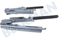 AEG 4055943106 Lavavajillas Bisagra adecuado para entre otros FHK74707P, KHGB9400L Desde la puerta, izquierda y derecha adecuado para entre otros FHK74707P, KHGB9400L