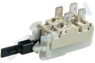 Smeg 150222 Lavavajillas Interruptor adecuado para entre otros GVW615 Encendido apagado adecuado para entre otros GVW615