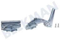 Junker 00481147  Bisagra adecuado para entre otros GIL 1044002, KI32C40I metal, juego de 2 piezas adecuado para entre otros GIL 1044002, KI32C40I