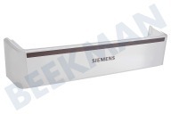 Siemens 665457, 00665457 Refrigerador Soporte botellas frigo adecuado para entre otros KG33NX48, KG36VV03, KD29VX10 Transparente 493x120x100mm adecuado para entre otros KG33NX48, KG36VV03, KD29VX10