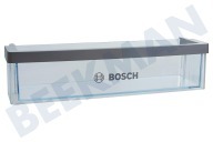 Bosch 671206, 00671206 Refrigerador Soporte botellas frigo adecuado para entre otros KFR18E51, KIL38A51 Transparente 432x115x104mm adecuado para entre otros KFR18E51, KIL38A51
