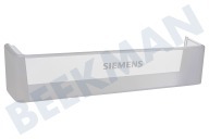 Siemens 640497, 00640497 Refrigerador Soporte botellas frigo adecuado para entre otros KG33VV00, KD29VX10 Transparente 490x120x110mm adecuado para entre otros KG33VV00, KD29VX10