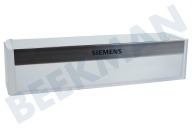 Siemens 447353, 00447353 Refrigerador Soporte botellas frigo adecuado para entre otros KI18LA60, KI28SA50 Transparente 415x115x100mm adecuado para entre otros KI18LA60, KI28SA50