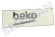 Beko 5786590200 Refrigerador Logotipo de Beko Pegatina adecuado para entre otros varios modelos