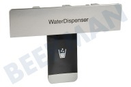 Beko 4902830800 Refrigerador Dispensador de agua de palanca adecuado para entre otros GN16323DXR, GN163220S