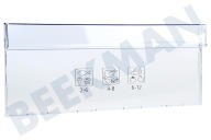 Beko 5906370300 Refrigerador Puerta frigorífico adecuado para entre otros RFNE270L23W Del compartimento congelador adecuado para entre otros RFNE270L23W