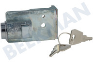 Liebherr 7043009 Refrigerador Cerradura adecuado para entre otros GKv431021D, GKv436021F incluyendo 2 llaves adecuado para entre otros GKv431021D, GKv436021F