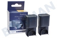Liebherr 9881287 Refrigerador Filtro de carbón de aire fresco adecuado para entre otros WKes653, ZKes453