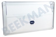 Ikea 480132102978 Refrigerador Panel frontal adecuado para entre otros ARC5685IS, ARC7558IX Tapa frontal del cajón, transparente adecuado para entre otros ARC5685IS, ARC7558IX