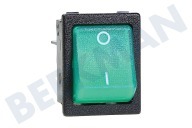 Electrolux loisirs 292627410  Interruptor Iluminado, Verde adecuado para entre otros RGE200, RA4422