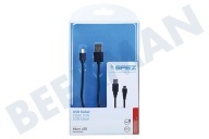 Universeel 10182  Cable Micro USB 100cm Negro adecuado para entre otros Micro USB