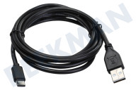 Universeel  Cable USB adecuado para Universeel entre otros Universal USB tipo C USB tipo A macho a USB tipo C macho, negro, 200 cm adecuado para entre otros Universal USB tipo C