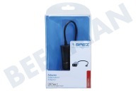 Spez SM2818  Adaptador USB C macho a red Gigabite adecuado para entre otros USB universal tipo C