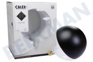 Calex  2101000200 LED XXL G200 Espejo frontal Negro 6 Watt, E27 adecuado para entre otros E27 6 vatios, 360Lm 1800K regulable
