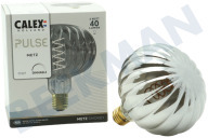 Calex  2101002800 Lámpara Metz Smokey Pulse LED 4 Watt, 2200K E27 Regulable adecuado para entre otros E27 4 Watt, 40Lm 2200K Regulable