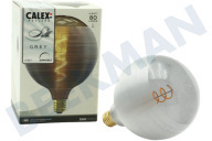 Calex  2001001200 Filamento espiral Silk G125 gris E27 4,0 vatios, regulable adecuado para entre otros E27 4,0 vatios, 80 lm 1800 K regulable