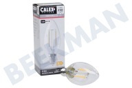 Calex  1101000600 Calex LED Vela Filamento Vidrio Completo 240 Voltios, 2W 250lm E14 adecuado para entre otros E14 B35