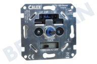 Calex  176372 Calex pared de RC 230V Dimmer 3-70 vatios adecuado para entre otros Regulable LED, halógeno y lámparas incandescentes