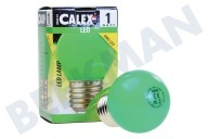 Calex  473416 Lámpara verde calex color LED 240V 1W E27 adecuado para entre otros P45 E27 1W 12LM 240V
