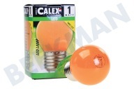 Calex  473429 Calex LED de color naranja de la lámpara 240V 1W E27 adecuado para entre otros P45 E27 1W 12LM 240V