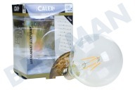 Calex 1101008101  Lámpara LED Calex con filamento de cristal, globo, 240 voltios, 7W, 806lm, E27 adecuado para entre otros E27 GLB95