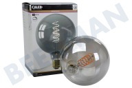 Calex  1001001100 Calex LED soldado con autógena Filamento 4W E27 Titanium G125 adecuado para entre otros E27 4 vatios, 136 lm 240 voltios, 1800 K regulable
