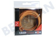 Calex 940216 Calex Textile Wrapped  Cable Gold 1,5m adecuado para entre otros Max. 250V-60W