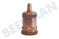 Calex  940462 Calex Aluminio Portalámpara Estera de cobre E27 Modelo pico adecuado para entre otros E27, máximo 250V-60W