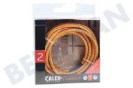 Calex 940266 Calex Textile Wrapped  Cable Gold 3m adecuado para entre otros Max. 250V-60W