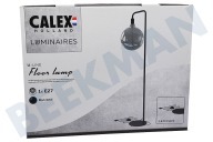Calex  941400 Lámpara de pie Calex, negro adecuado para entre otros Con interruptor